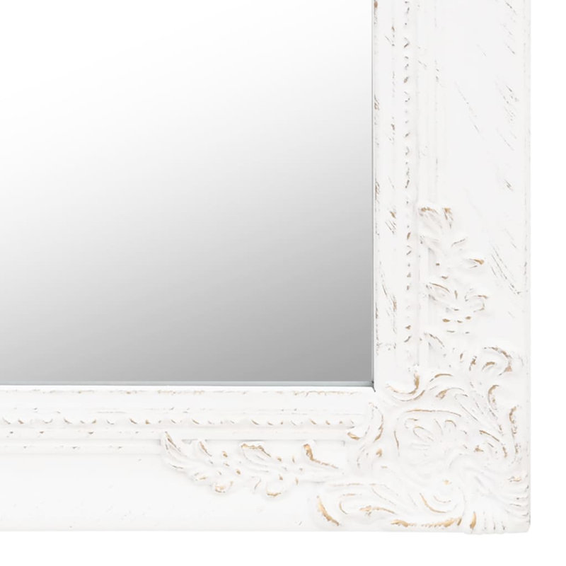 Wegford Rectangle Mirror, White, 63" x 15.7"