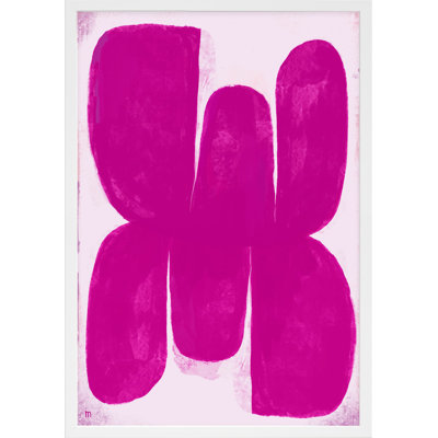 Magenta Butterfly Print by StudioM