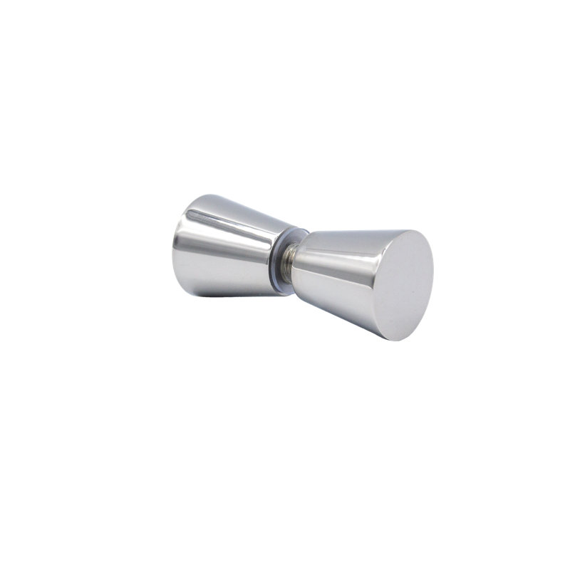 Shower Door Knob (Pair), Silver