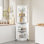 Tall Corner Cabinet with 2 Doors and Adjustable Shelves