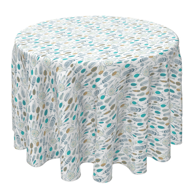 Round Cotton Twill Tablecloth