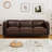 83.46" Wide Square Arm Sofa-1079720561