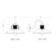 Burge Sand Black 1 Light Outdoor Wall Light