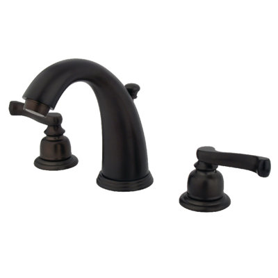 Widespread Bathroom Faucet with Drain Assembly