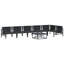 Vidaxl Garden Sofa Set 7 Pcs Anthracite Steel