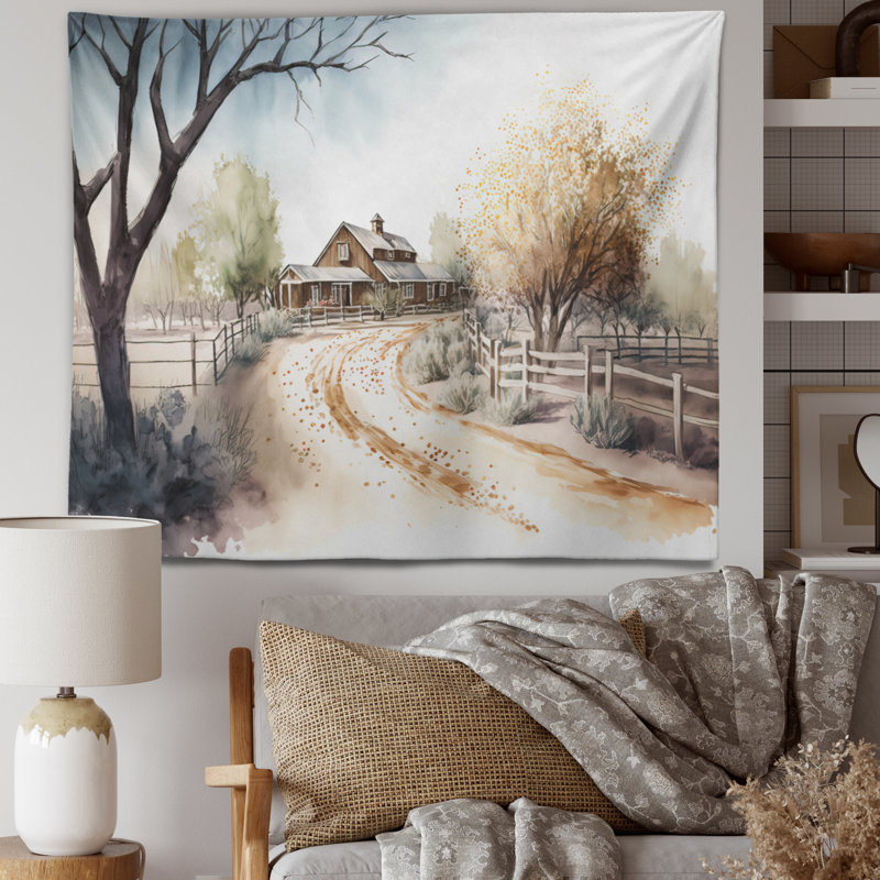 Polyester Tapestry, 50" H x 60" W