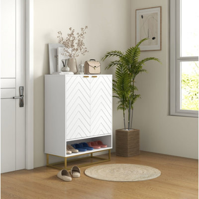 12 Pair Shoe Storage Cabinet