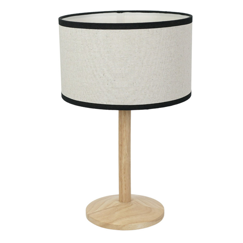 TRISTON With EVA 40cm Table Lamp, No, Black