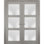 Portes françaises en verre givré Lucia