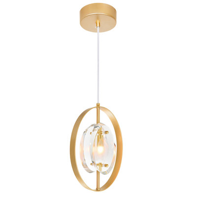 1 - Light Gold Sphere Pendant