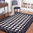 Brayton Hand Hooked Wool Geometric Rug-1607179298