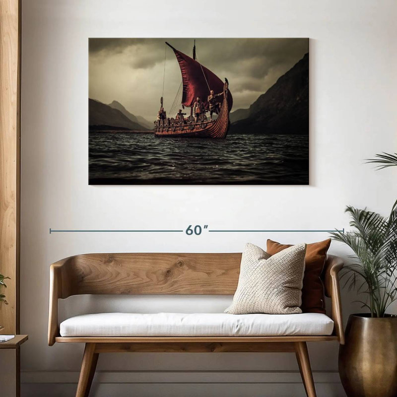 Bateau Mehar Viking, H 30 po x l 45 po