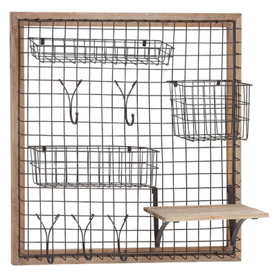 8 - Hook Wall Mounted Coat Rack