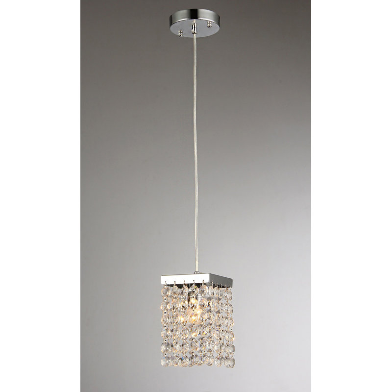 Luminaire suspendu carré 1 lumières Judy