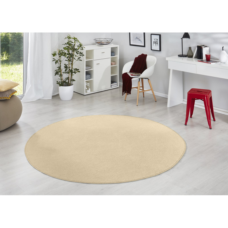 Fancy Beige Rug, Round 200cm