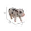 Statue porc pour bébé debout-16443391