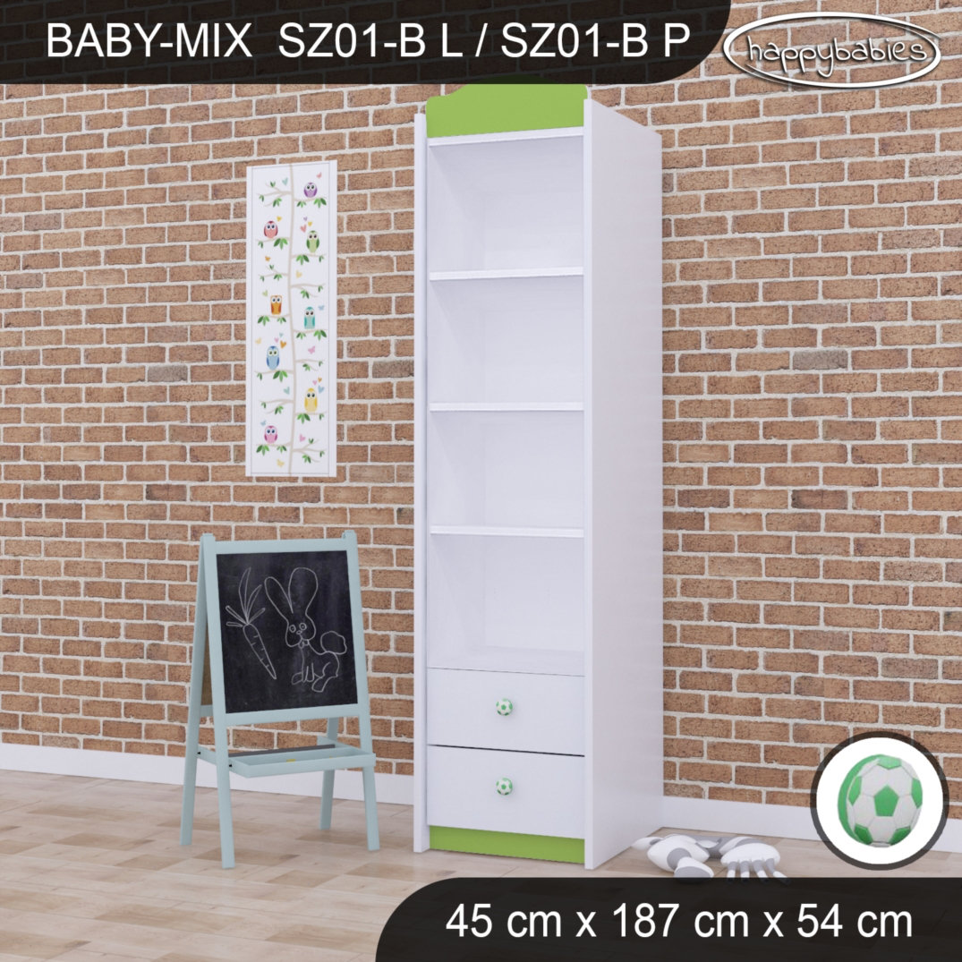 Baby Mix Ball 1 Door Wardrobe