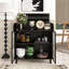 Armoire décorative avec portes en verre
