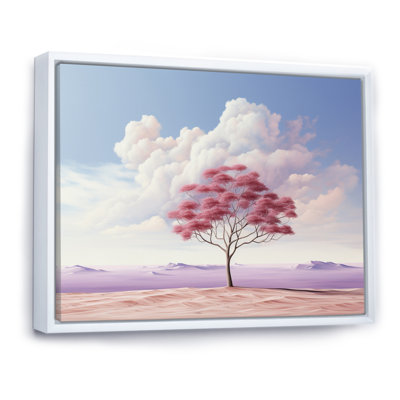 Arbre de minimalisme rose solitude II