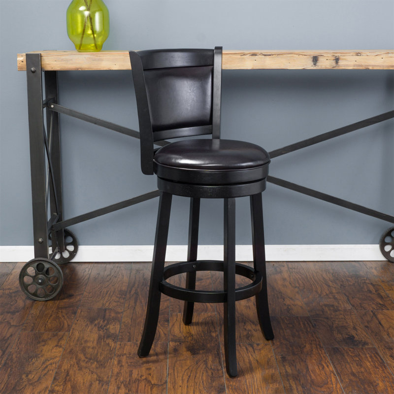 Leather BAR STOOL WITHOUT ARM