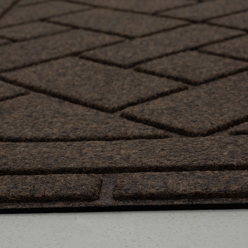 Paillasson Diagonal Pavers, Brun