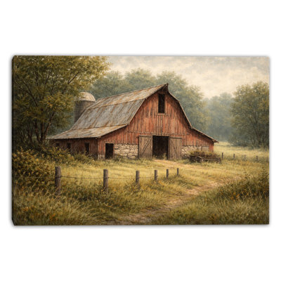 Quiet Farmhouse Wrapped Canvas Wall Art