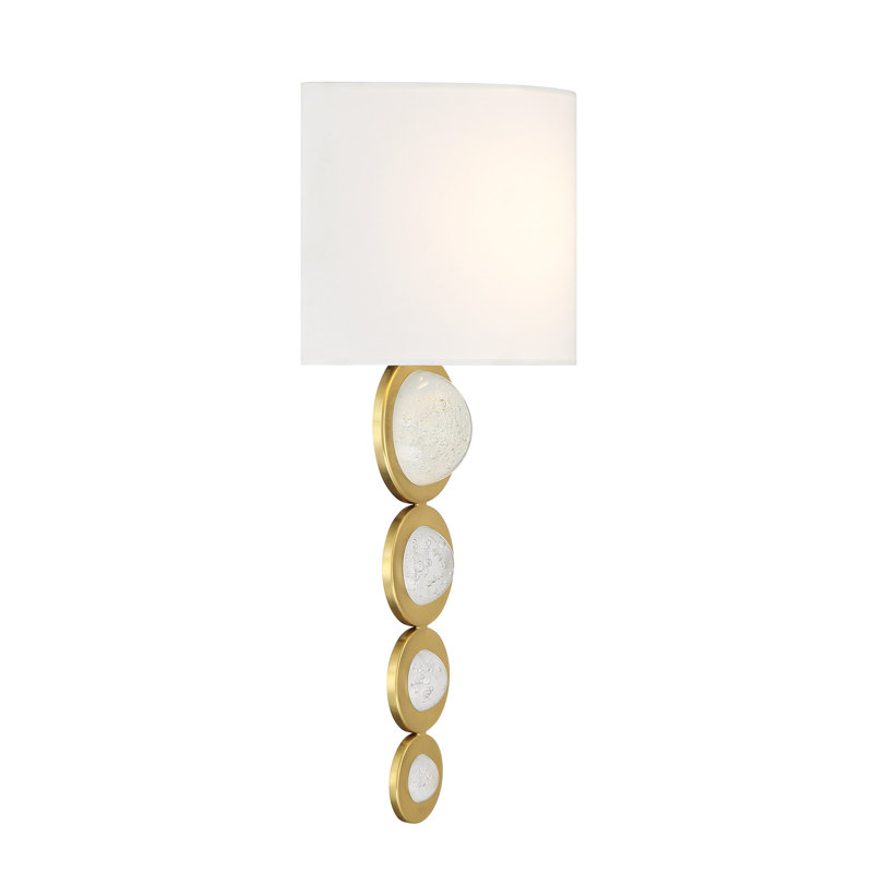 Marseille 1-Light Wall Sconce in Brass, Brass