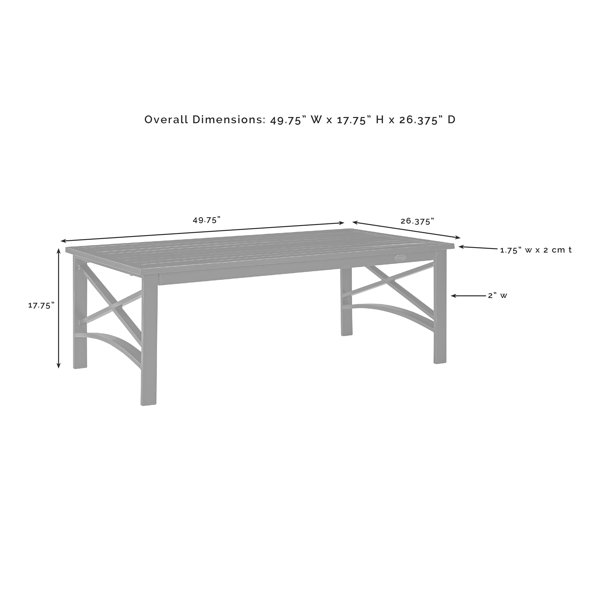 Wade Logan® Marple Metal Coffee Table & Reviews | Wayfair