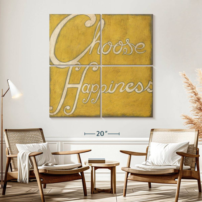 Tergel Choisissez le bonheur, H 57 po x l 57 po
