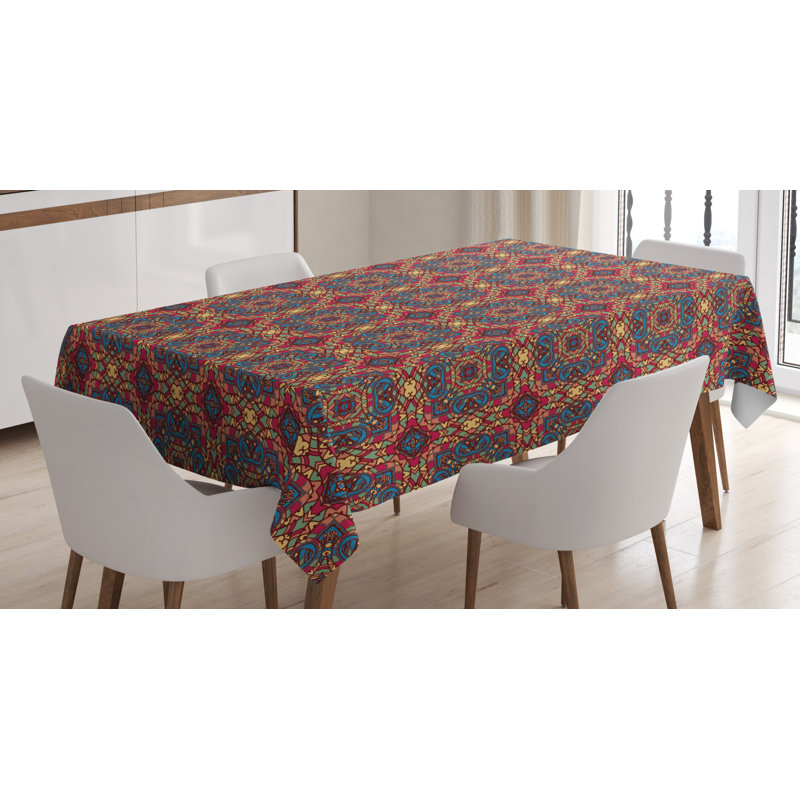 Geometric Tablecloth, 90" x 60"