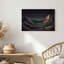 «Layered Mountains with Glowing Teal River and Stars», art mural-2117595520