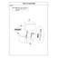 Fauteuil inclinable luxueux en velours rosé 1pc