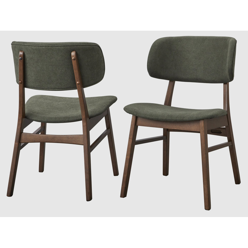 Sharece Upholstered Side Chair, Green