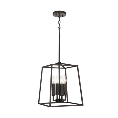 Lustre géométrique à 4 lumières Thea