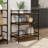 vidaXL Kitchen Trolley 25.6"x15.7"x34.1" Engineered Wood-97839778