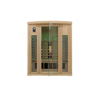 Indoor 3-Person Hemlock Far-Infrared Sauna