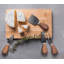 Ensemble de 4 outils à fromage en bois de noyer Pendarvis