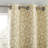 Satti Embroidered Leaf 100% Blackout Grommet Curtain Panel-90572989-112015399