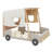 Alidis Car Bed with Pillow, Ceiling Cloth and LED-1924708224