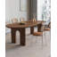 Table de salle à manger simple en bois massif de style nordique style wabi-sabi-1067733799
