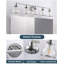 Éclairage de meuble-lavabo pour salle de bain / couloir / vestiaire en verre transparent-62300026-54702711