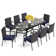 Rectangular 8 - Person 90" Long Dining Set with Cushions