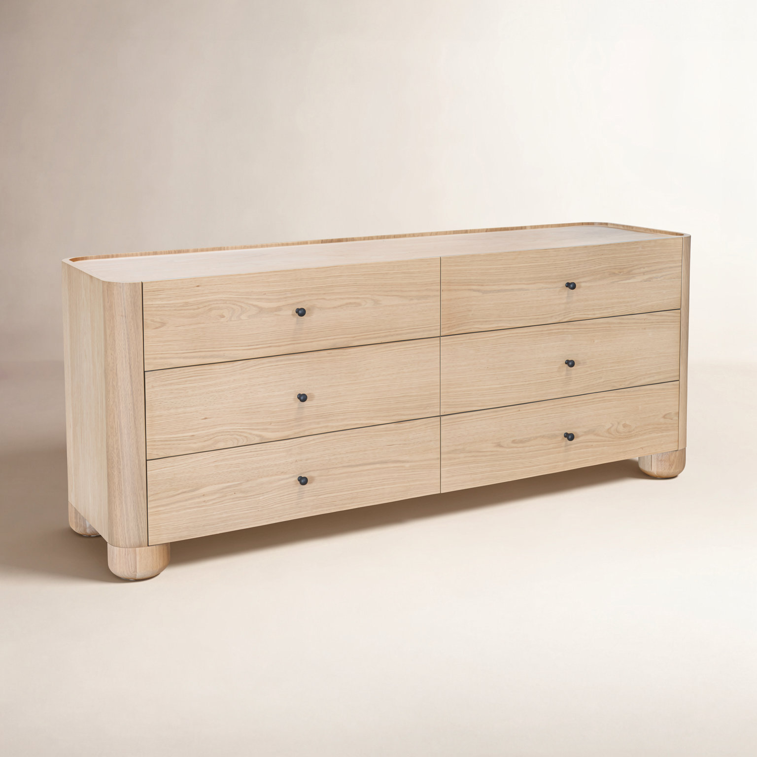 Gibson 6 Drawer Dresser Natural