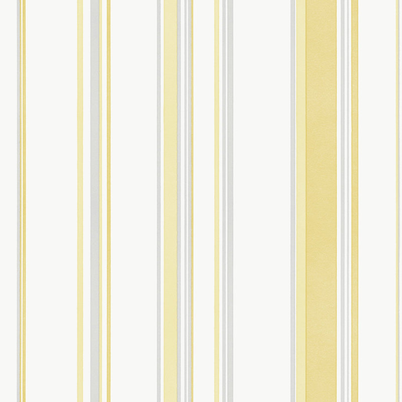 Rouleau de papier peint Smart Stripe, Jaune