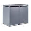 PERISSA Steel Double Bin Store