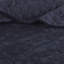 Courtepointe en velours 3 pièces bleu marine / rouge marine à motif géométrique