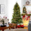 Sapin de Noël artificiel avec lumières multicolores Guillema-1109034256