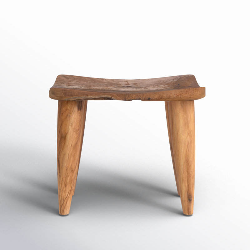 Marnier Solid Wood Accent Stool