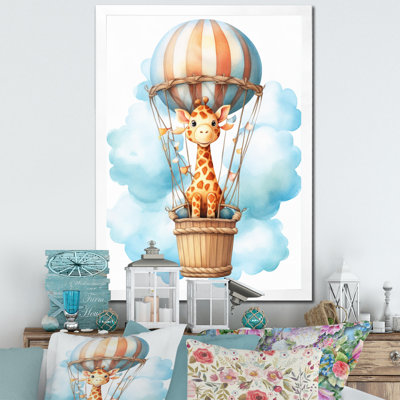 «Nursery Adorable Giraffe IV», reproduction sur toile