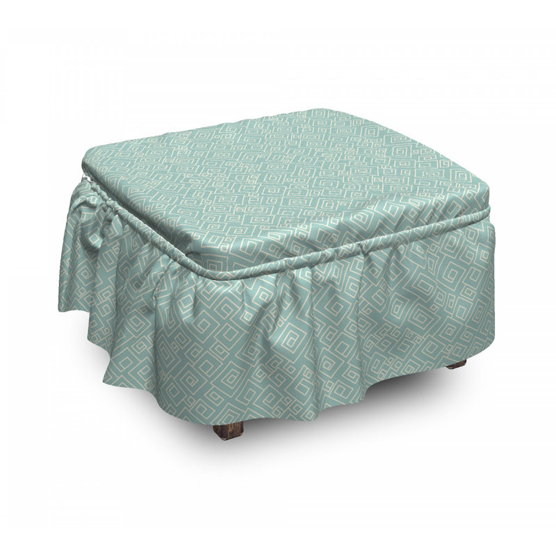 Housse pour repose-pieds square lines